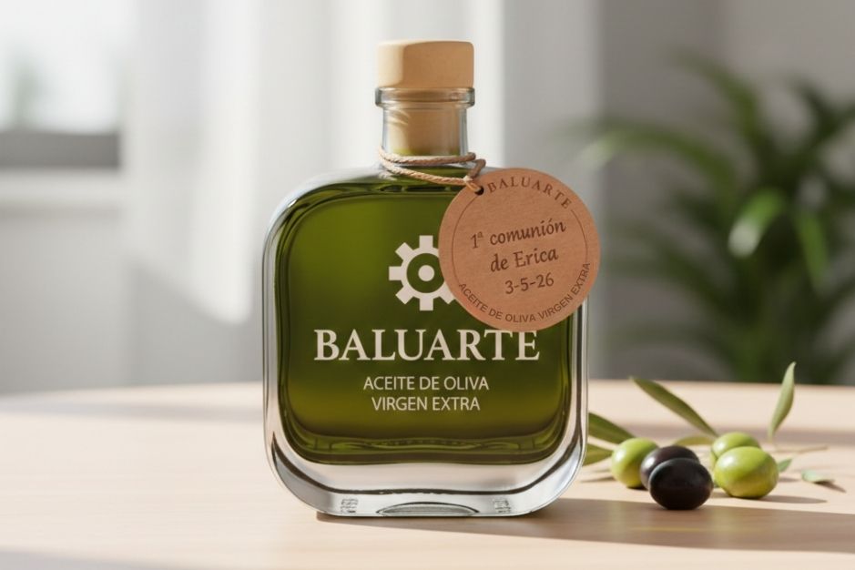 Regala AOVE en comuniones aceite de oliva virgen extra personalizadas regalos invitados